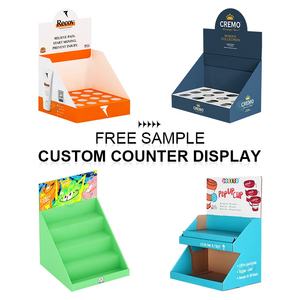 Présentoir <span class=keywords><strong>de</strong></span> comptoir pliable en carton à 4 niveaux pour cartes-cadeaux, idéal pour les magasins <span class=keywords><strong>de</strong></span> détail et les points <span class=keywords><strong>de</strong></span> vente temporaires - Product Image 4