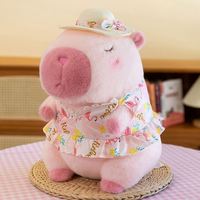 Capibala Dolfijn Koning Dieren Pluche Speelgoed Stressverlichting Geborduurd Kawaii Lelijke Schattige Grote Kussenpop voor Meisjes Verjaardagscadeau