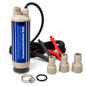 <span class=keywords><strong>Pompe</strong></span> <span class=keywords><strong>à</strong></span> eau submersible CC sans balais Modèle 53, Tuyau d'irrigation goutte <span class=keywords><strong>à</strong></span> goutte de 10 m, 8 piquets d'irrigation, pour balcon, toit, jardin, alimentée par batterie, OEM - Product Image 3