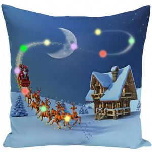 Fundas de Almohada Decorativas Navideñas para el Hogar, 40x40 45x45, Modelo HSS de Guangdong - Product Image 2