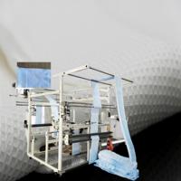 Machine de production de serviettes de bain gaufrées, métier à tisser à jet d'air avec moteur Dobby et roulement, haute productivité