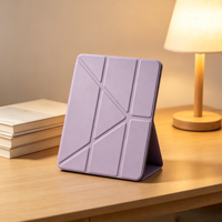 Housse de tablette transparente en TPU magnétique anti-chute avec support réglable, compatible avec iPad Pro 11'' iPad Air