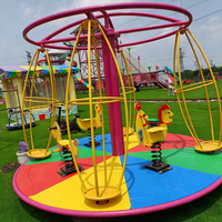 Manège à ressorts en acier et fibre de verre non motorisé pour enfants, équipement de jeu extérieur pour écoles et maisons, prix usine