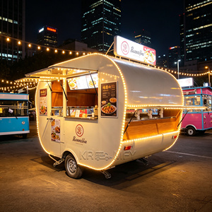 Remorque à hot-dogs certifiée VIN moderne, camion de jus flexible, chariot alimentaire extérieur pour burgers - Product Image 1