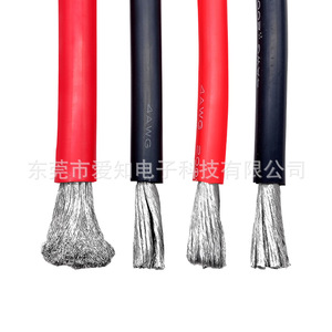 <b>Silicone</b> <b>Rubber</b> Wire 10 Awg Tinned Copper Stranded Insulated Electronics Use - Product Image 4