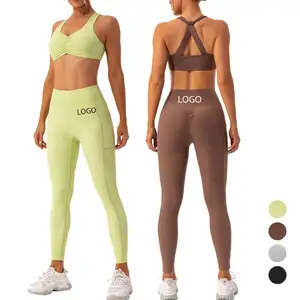 Ladies Yoga Wear 5pcs Full Sets Sports Sportswear China Manufacturer