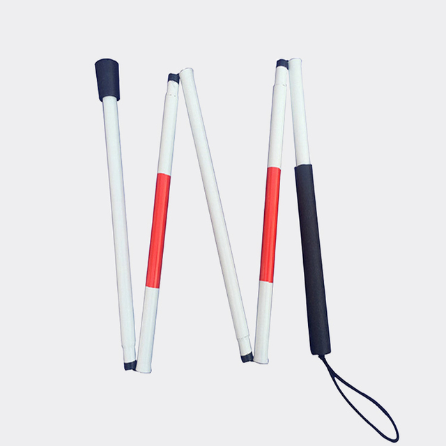 2021 Hot Sales Blind Walking Cane Stick Folding Cane Walking Stick for Blind Person Guide Crutch Guides Cane