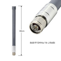 Antenne en fibre de verre 868mhz 915MHZ Antenne à gain élevé Omni directionnelle IP67 Communication étanche Antenne 4G Passerelle anti-drone