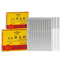 Vente en gros 100 pièces d'aiguilles d'acupuncture jetables stériles chinoises agujas de acupuntura fabricant d'aiguilles