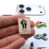 Juego de Pins Esmaltados con la Bandera y el Mapa de Palestina, Insignias Modernas con el Emblema Nacional Palestino para Decorar Bolsas, Ropa y Teléfonos