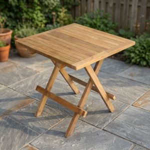 Simple <b>Folding</b> Picnic <b>Dining</b> <b>Table</b>-Durable Solid Wood <b>Modern</b> Outdoor Furniture - Product Image 3