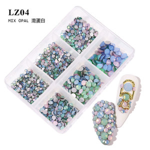 Abalorios góticos para <span class=keywords><strong>uñas</strong></span> champán Color mezclado diamantes <span class=keywords><strong>de</strong></span> imitación con parte posterior plana 6 rejilla <span class=keywords><strong>de</strong></span> almacenamiento DIY decoración <span class=keywords><strong>de</strong></span> <span class=keywords><strong>uñas</strong></span> oscuras al por mayor - Product Image 6