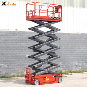 Juxin gunting baterai hidrolik otomatis, pemancung tangga otomotif teleskopik mendorong sendiri - Product Image 3