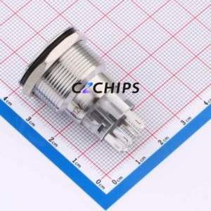 HY-22A-P11-N-E+DY-L12V-SU-008 Push Button Switch Through hole Component (THT) Switch - Product Image 2