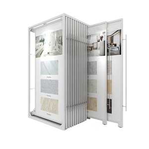 YIDU Gốm Nhà Máy Slide Xoay Showroom Đẩy Kéo Bảng Điều Khiển Sứ Gạch Giá Đá Phiến Đá Hiển Thị Đứng - Product Image 1
