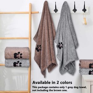 Serviette de toilettage en microfibre douce super absorbante pour chiens et chats - Product Image 4