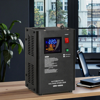 Régulateur de tension automatique monophasé KEBO 1000VA avec affichage LED complet, type servomoteur SMW, stabilisateur mural