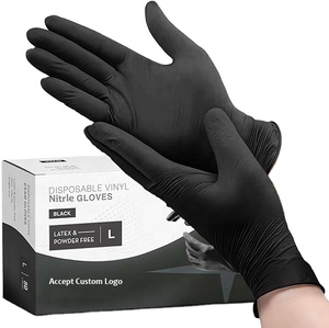 Dùng Một Lần Hình Xăm Làm Sạch Nấu Ăn Spa Vẻ Đẹp Salon Móng Tay Nghệ Thuật Nitrile Vinyl Pha Trộn Găng Tay Cao Su Miễn Phí Bột Miễn Phí Găng Tay Nitrile Găng Tay - Product Image 1