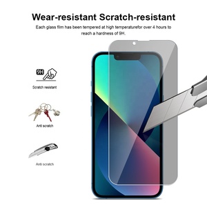 Miếng Dán Màn Hình Kính Cường Lực 3D, Dán Bảo Vệ Toàn Màn Hình, Chống Nhìn Trộm, Bảo Vệ Ống Kính <span class=keywords><strong>Camera</strong></span> Cho <span class=keywords><strong>iPhone</strong></span> 13 Pro Max - Product Image 5