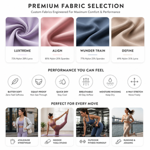 Leggings Fitness Donna All'ingrosso, Tinta Unita, Vita Alta Elastica, Controllo Pancia, Spandex/Poliestere, Elasticizzati in Quattro Direzioni, Morbidi Effetto Seconda Pelle, <span class=keywords><strong>per</strong></span> Palestra - Product Image 5