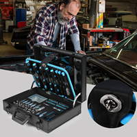 Kit d'outils de réparation automobile Newstar Professional 248 pièces, coffret en aluminium, accessoires, outils manuels et électriques, OEM personnalisable, emballé dans un coffret rigide