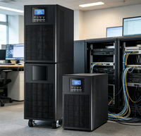 UPS Monofásico de Torre 6KVA 10KVA Online de Doble Conversión PF1 Onda Sinusoidal Pura con Batería de Plomo-Ácido para Telecomunicaciones