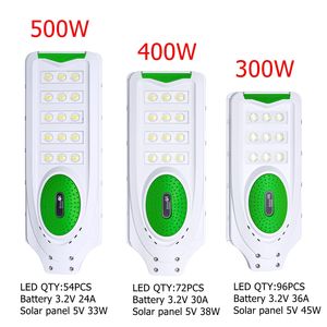 Nueva Lámpara Solar LED para Exteriores de 300W 400W 500W 6000K SMD 5050 de Alto Lumen con Control Remoto, <span class=keywords><strong>2026</strong></span> - Product Image 4
