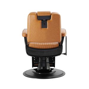 Sillón de <span class=keywords><strong>Barber</strong></span>ía Clásico Blanco Vintage, Mueble de <span class=keywords><strong>Barber</strong></span>ía Resistente para Hombres - Product Image 3