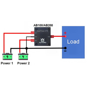 Módulo Paralelo de Batería Dual de Alta Corriente 100A 200A, Interruptor de Transferencia Automática de Energía para Sistema Expansor de Baterías K55 - Product Image 3