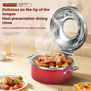 Lujo 4L Calefacción eléctrica Hotel <span class=keywords><strong>Buffet</strong></span> Estufa Aislamiento de acero inoxidable grueso para restaurante Cantina Desayuno Fabricante - Product Image 2