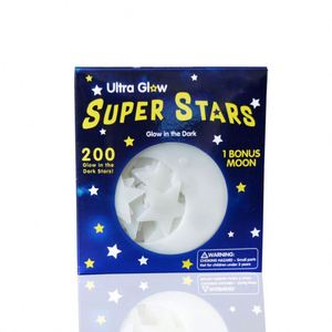 Pegatinas de Pared Personalizadas, Estrellas Luminosas que Brillan en la Oscuridad, Pegatina de Luna de Vinilo Luminoso, Estrellas Brillantes en 3D que Brillan en la Oscuridad - Product Image 1