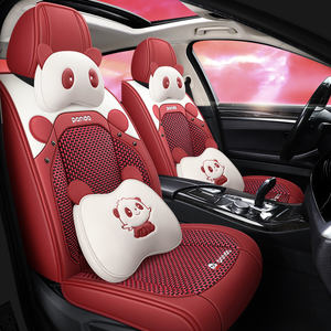Housses de siège de voiture universelles <span class=keywords><strong>en</strong></span> <span class=keywords><strong>cuir</strong></span>, couvre-siège pour véhicule, housses de coussin, imperméables, pour voitures, SUV, berline, camion de ramassage, pour la plupart des voitures - Product Image 3