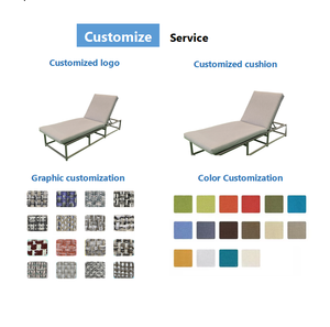 Garden <b>Outdoor</b> Set with Aluminium Frame and PE <b>Rattan</b> Modern Design Waterproof Cushions - Product Image 4