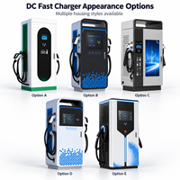 Station de recharge commerciale pour véhicules électriques DC CCS2 CCS1 GB/T CE CB RETIE OCPP 60 80 120 160 180kW à double pistolet avec affichage LED