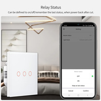 Tuya Zigbee 1 2 3 4 Gang Touch de haute qualité avec interrupteur de lumière neutre Produits de maison intelligente standard ue pour la domotique