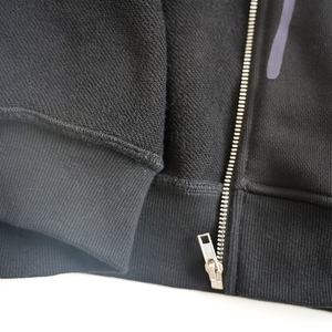 Sweat à capuche personnalisé par les fabricants, motif DTF, sweat à capuche décontracté, sweat à capuche à fermeture éclair pour <span class=keywords><strong>homme</strong></span>, lavage à l'eau sale - Product Image 6