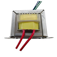 Transformador de Potencia de CA Monofásico Clase B, Reductor de 220v CA 50hz a 10V 26V CA, EI48