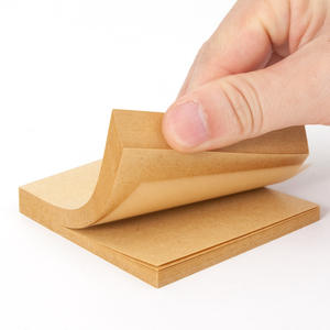 กระดาษโน้ตคราฟท์แบบกำหนดเอง กระดาษโน้ตแบบมีกาวในตัว มีเส้นตาราง แผ่นบันทึกแบบมีกาวสำหรับเตือนความจำ - Product Image 5