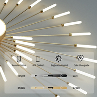 Lustre de plafond LED moderne, éclairage intérieur pour la décoration de la maison, lustres de plafond, éclairage de plafond LED de luxe, lustres