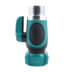 1 Way Metal Garden <strong>Hose</strong> Connector, Water Splitter Shut Off Valve with Easy Turn Control - Product Image 2
