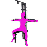 Chaise de bondage robuste en métal, grande taille, pour BDSM, avec cadre en croix, machine sexuelle, accessoire de salle d'entraînement, jouet sexuel pour adultes, fétiche