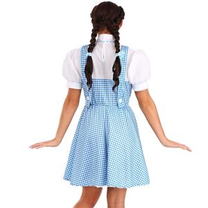 Vestido <span class=keywords><strong>de</strong></span> Dorothy con Lazos para <span class=keywords><strong>el</strong></span> Cabello, Conjunto <span class=keywords><strong>de</strong></span> Disfraz <span class=keywords><strong>de</strong></span> <span class=keywords><strong>El</strong></span> <span class=keywords><strong>Mago</strong></span> <span class=keywords><strong>de</strong></span> <span class=keywords><strong>Oz</strong></span>, Disfraz <span class=keywords><strong>de</strong></span> Fiesta <span class=keywords><strong>de</strong></span> Cosplay, Vestido <span class=keywords><strong>de</strong></span> Cosplay <span class=keywords><strong>de</strong></span> Lujo con Estampado Escocés para Halloween - Product Image 2