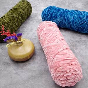 Fils <span class=keywords><strong>de</strong></span> <span class=keywords><strong>laine</strong></span> en velours, 100 Polyester, vente en gros, 100% g, grosse Crochet souple, Filament, <span class=keywords><strong>Chenille</strong></span>, pour tricot, fil à coudre, <span class=keywords><strong>laine</strong></span> - Product Image 6