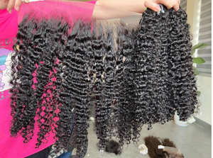 Wholesale Best Quality 100% Original VietNam <b>Human</b> Hair Kinky Curly <b>Wig</b> - Product Image 4