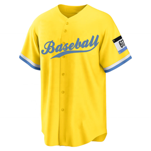 Jersey Baseball Premium Bernapas, Siap Sublimasi, Desain Seragam yang Dapat Disesuaikan, Logo Custom, Warna Custom, Atasan - Product Image 4