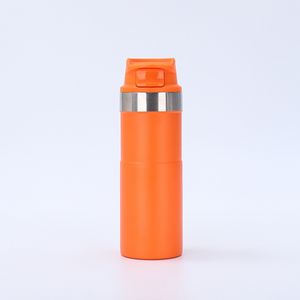 <span class=keywords><strong>Bouteille</strong></span> d'eau portable en acier inoxydable à double paroi avec <span class=keywords><strong>action</strong></span> de déclenchement, design classique, <span class=keywords><strong>thermos</strong></span> de voyage sous vide - Product Image 1