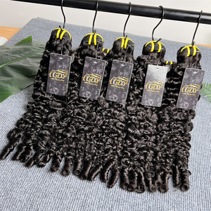 <span class=keywords><strong>Cheveux</strong></span> humains vierges vietnamiens bruts 100 % naturels, boucles spirales, mèches bouclées birmanes, <span class=keywords><strong>cheveux</strong></span> humains de l'usine du Vietnam - Vente chaude - Product Image 4