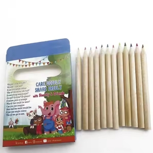 กล่องดินสอพิมพ์โลโก้ตามสั่ง ชุดกล่องดินสอ 12 สี กล่องดินสอสำหรับโปรโมชั่น - Product Image 4