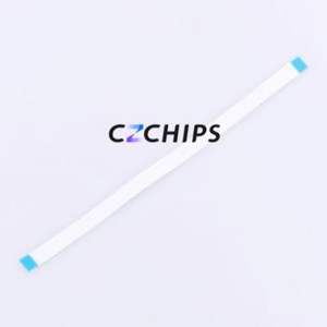 JS10A-10P-250-4-8 FFC Cable (Flexible Flat Cable) P=1mm Connector 10P 1mm 0.3mm Non-Inverting - Product Image 2