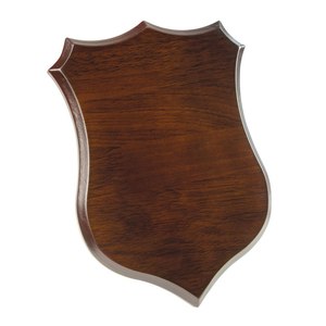 Targa in Noce 180X250X15mm con Grafica Stampata UV, Premi in Acrilico e Ottone, Trofei, Omaggi per Fiere, Regali di Benvenuto - Product Image 1